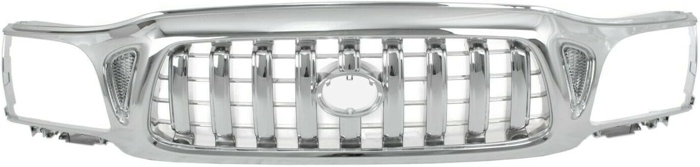 TACOMA GRILLE 01-04 CHR/BLK