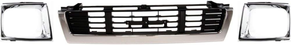 4RUNNER GRILLE 89-91 4WD CHR/B