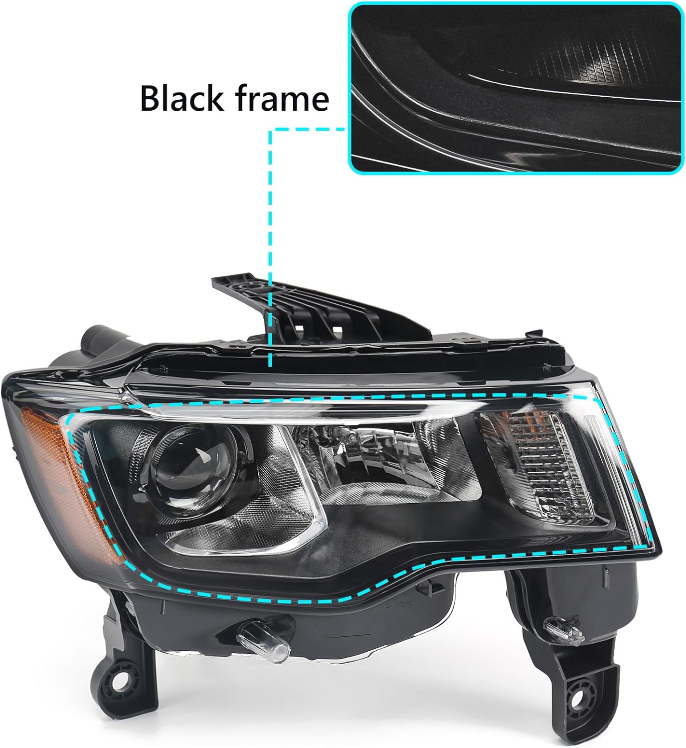 G/CHEROKEE H/LAMP RH 17-19