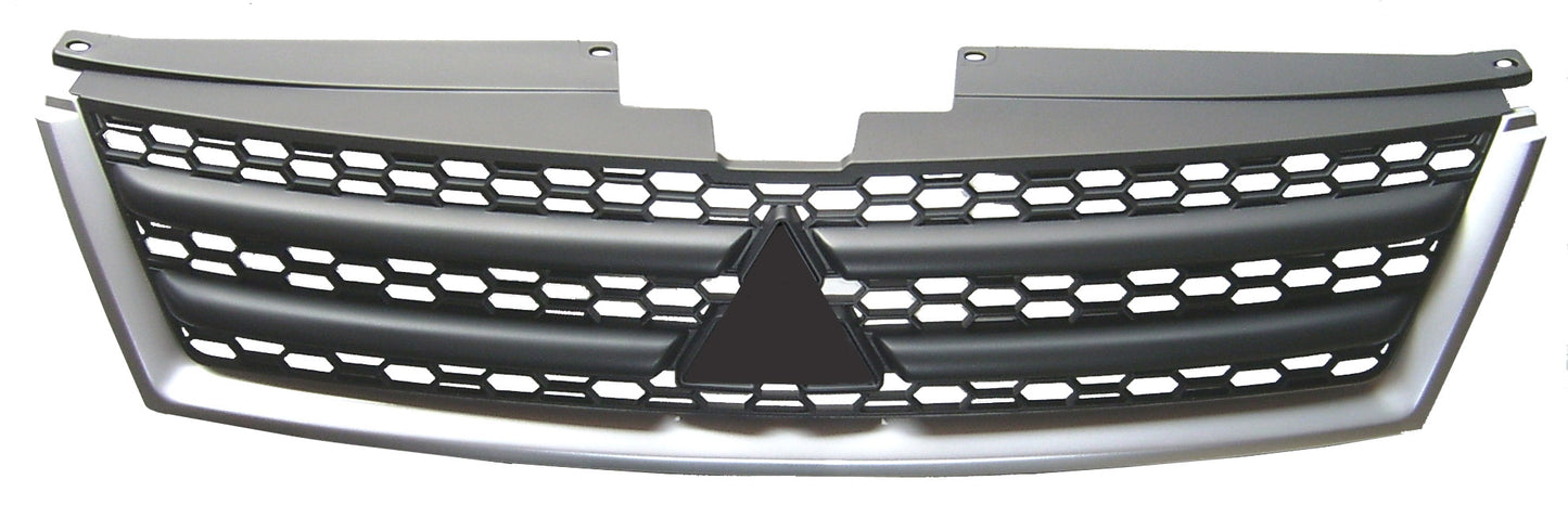 OUTLANDER GRILLE 07-09 BLK/SIL