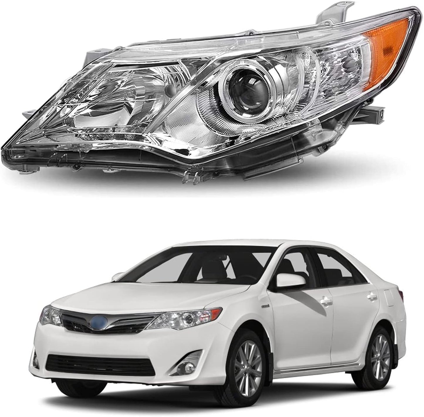 CAMRY H/LAMP LH 12-14 SE BLK