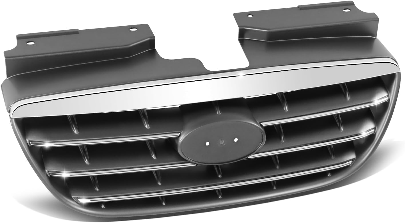 ELANTRA GRILLE 07-10 SD CHR/BK