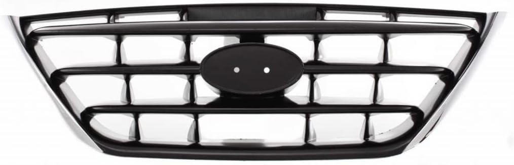 ELANTRA GRILLE 04-06 SD CH/BLK
