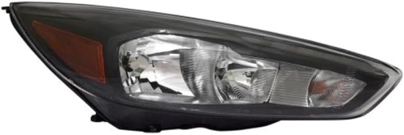 FOCUS H/LAMP RH 15-18 BLK LED