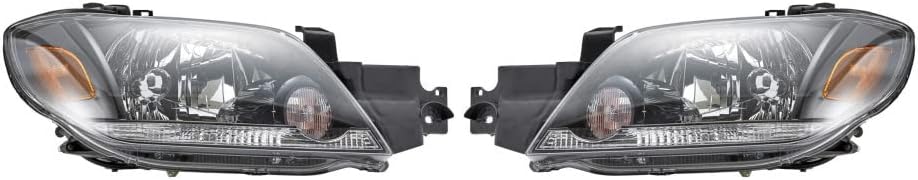 OUTLANDER H/LAMP LH 03-06 BLK