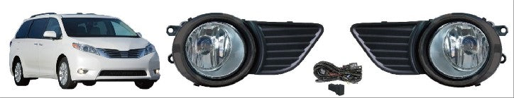 SIENNA FOG LAMP SET 11-17 BLK