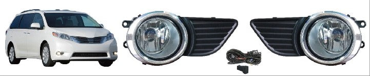 SIENNA FOG LAMP SET 11-17 CHR