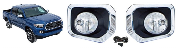 TACOMA FOG LAMP SET 16-22 CHRO
