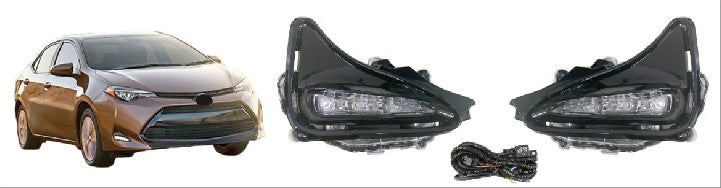 COROLLA FOG LAMP SET 17-19 HOR