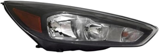 FOCUS H/LAMP RH 15-18 BLK LED